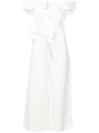 Alexis Off The Shoulder Jumpsuit - White