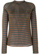 Forte Forte Striped Knit Jumper - Brown