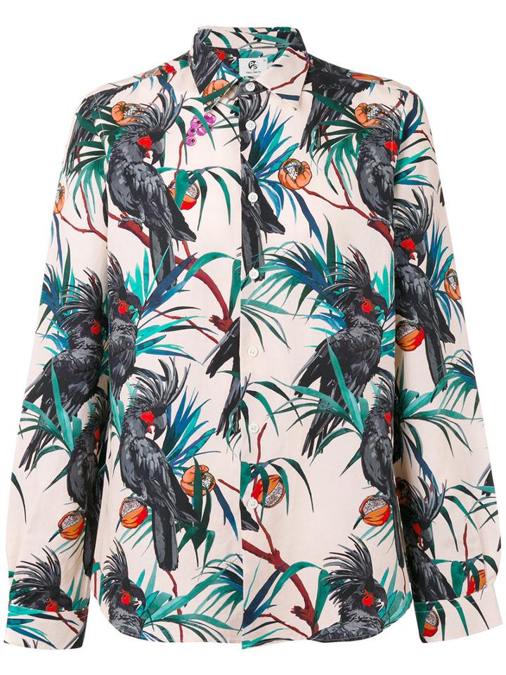 Ps By Paul Smith - Tropical Print Shirt - Men - Cotton/linen/flax - L, Cotton/linen/flax