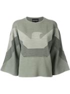 Emporio Armani Blended Logo Sweater - Green
