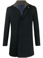 Manuel Ritz Slim-fit Coat - Blue