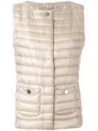 Herno Padded Gilet - Nude & Neutrals