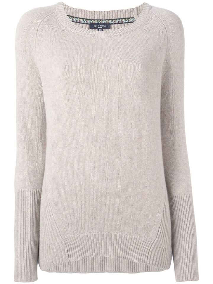 Etro Scoop Neck Jumper - Nude & Neutrals