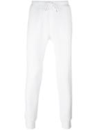 Dsquared2 Drawstring Track Pants, Men's, Size: Medium, White, Cotton/spandex/elastane