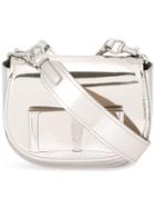 Salvatore Ferragamo Anna Crossbody, Women's, Grey, Leather