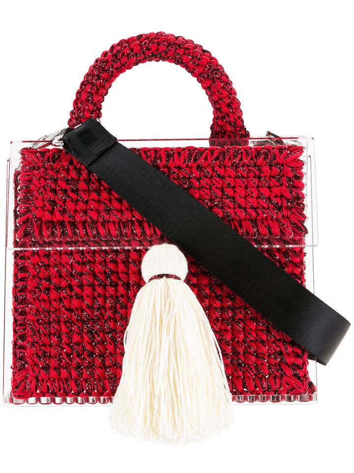 7ii Ritz Imperial Copacabana Purse, Women's, Red, Acrylic