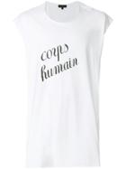 Ann Demeulemeester Corps Humain Tank Top - White