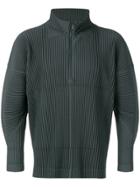 Homme Plissé Issey Miyake Ribbed Jacket - Grey