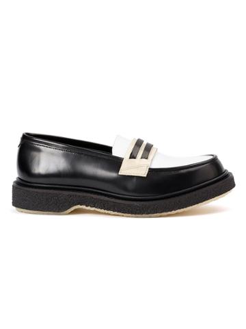 Adieu Paris Platform Loafers - Black