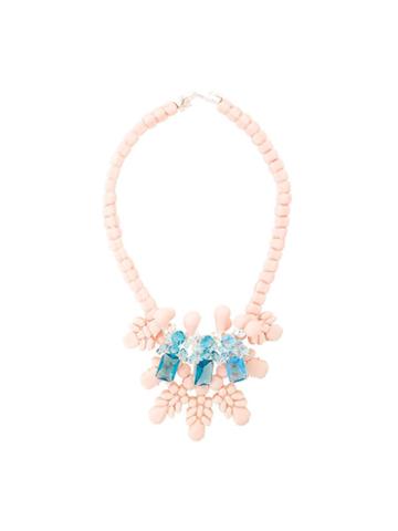 Ek Thongprasert Stone Embellished Necklace, Women's, Pink/purple