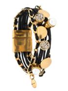 Camila Klein Elasticated Magnet Bracelet - Metallic