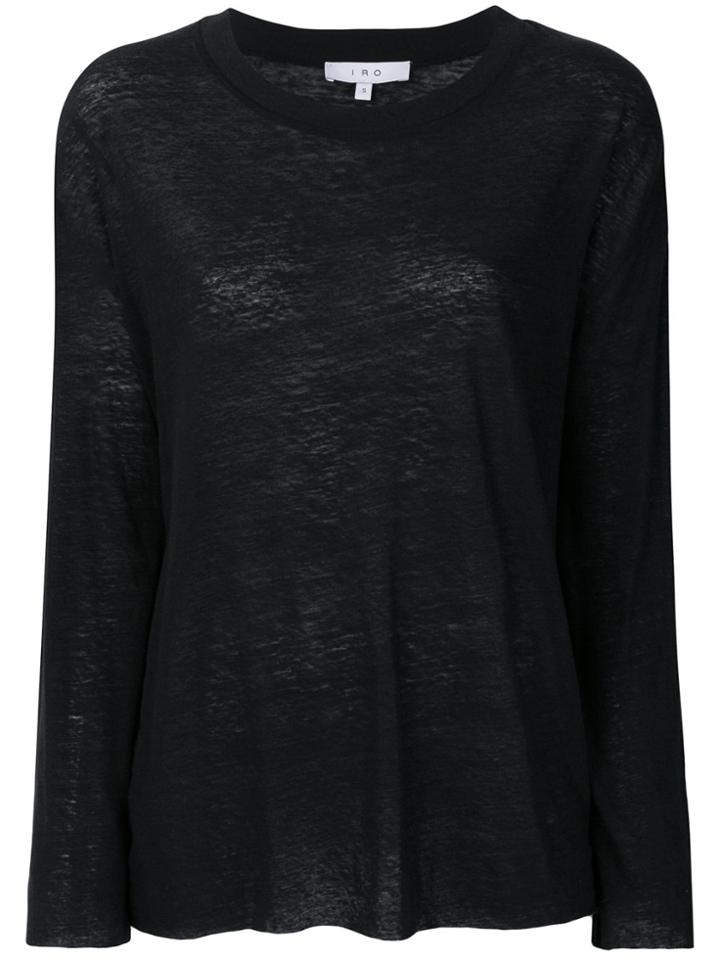 Iro Loose Fit Jumper - Black