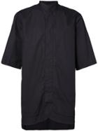 Nostra Santissima Mandarin Collar Shirt - Black
