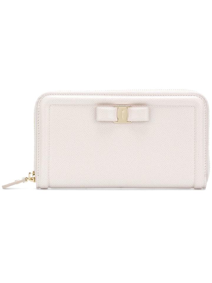 Salvatore Ferragamo Vara Bow Wallet - Pink