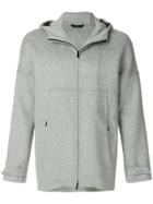 Hevo Zipped Hooded Jacket - Grey