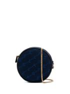 Stella Mccartney Round Monogram Cross-body Bag - Blue