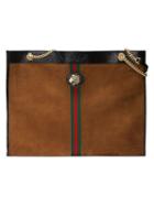 Gucci Maxi Rajah Tote - Brown