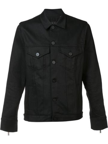 En Noir Denim Rider Jacket - Black