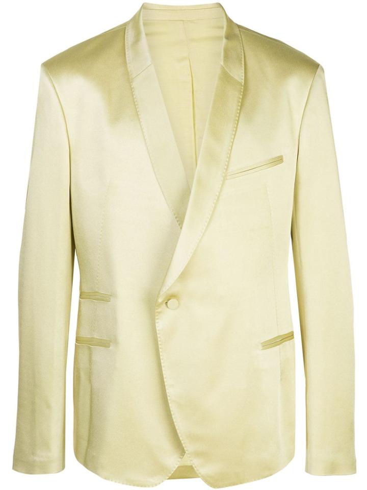 Haider Ackermann Off-centre Button Blazer - Yellow