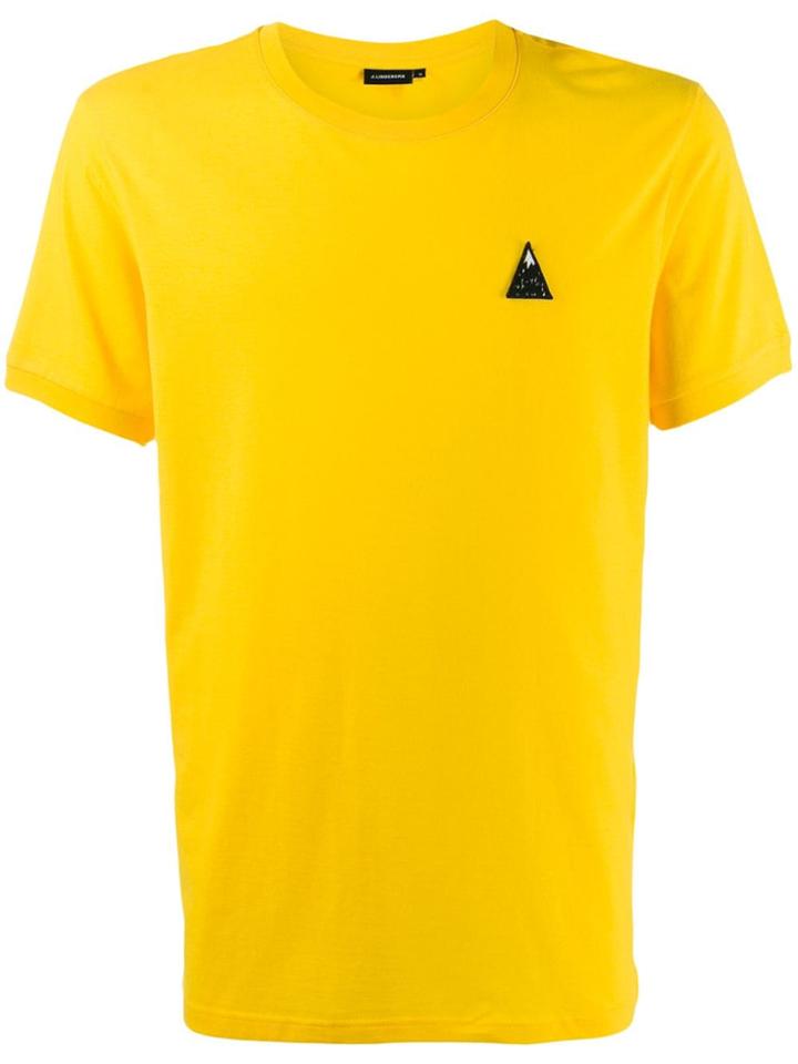 J.lindeberg Bridge Embroidered Logo T-shirt - Yellow