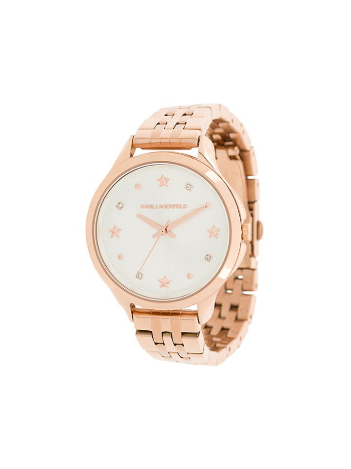 Karl Lagerfeld Karo Watch - Metallic