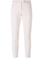 Dondup Cropped Trousers, Women's, Size: 25, Pink/purple, Cotton/spandex/elastane