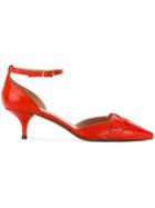 L'autre Chose Pointed Toe Pumps - Yellow & Orange