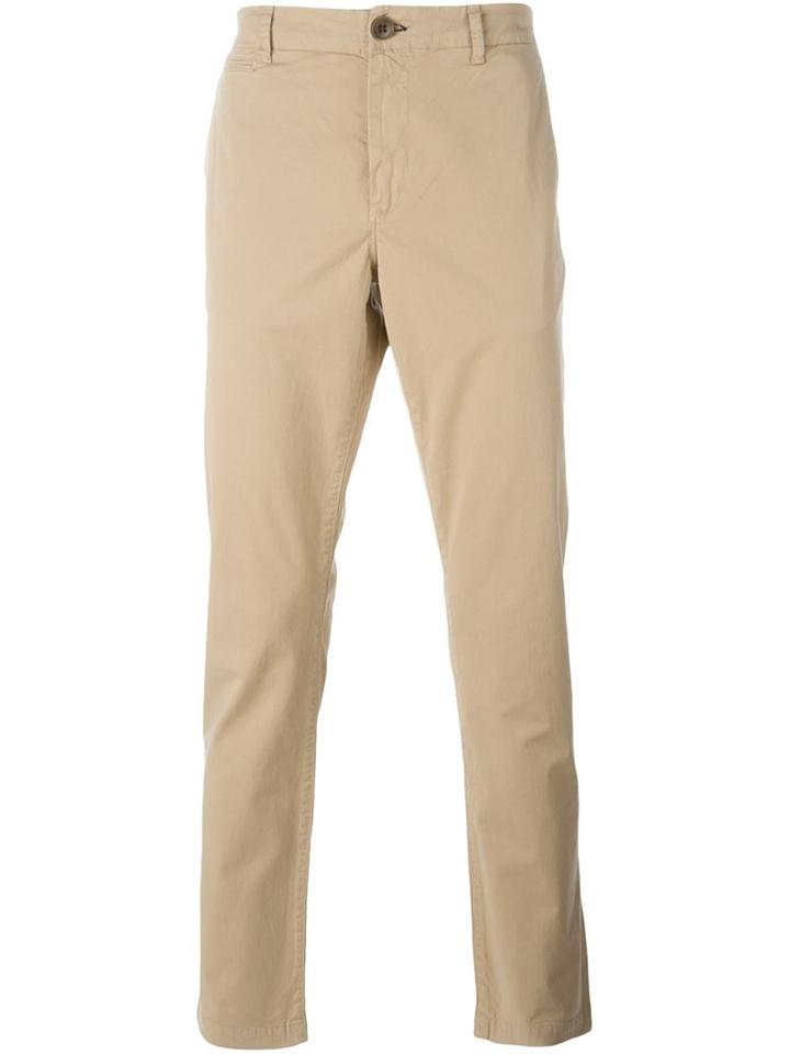 Paul Smith Jeans Slim Chino Trousers, Men's, Size: 30, Nude/neutrals, Cotton/spandex/elastane
