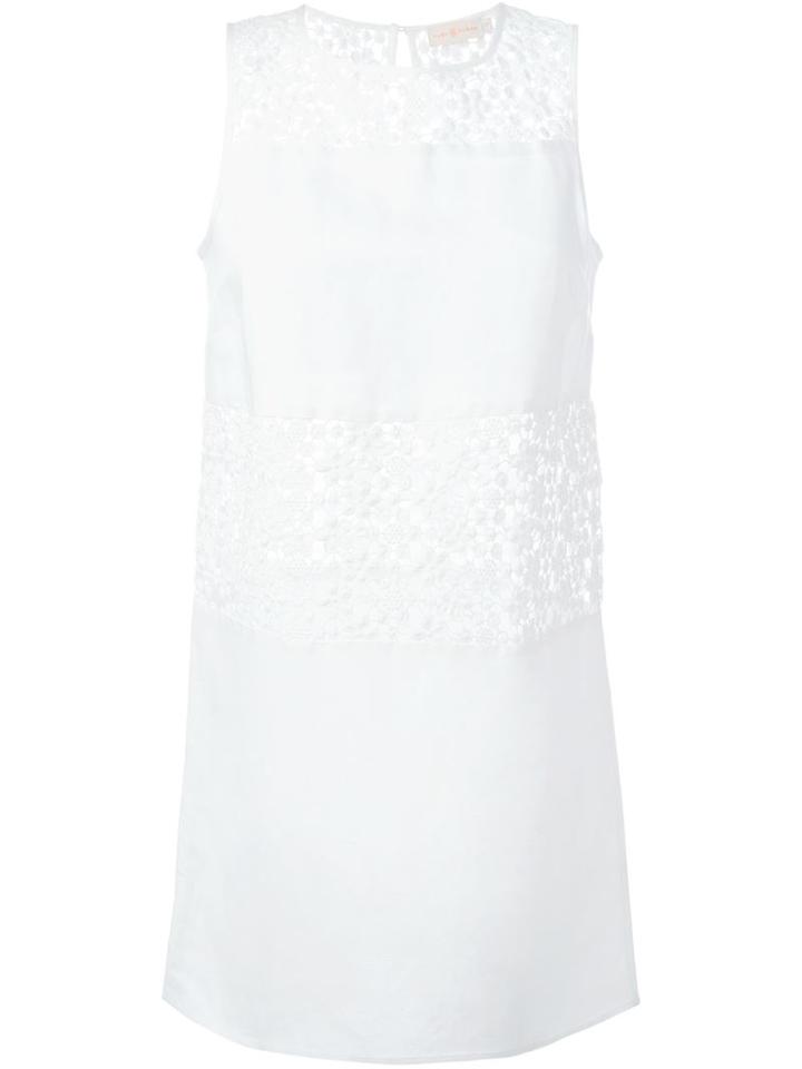 Tory Burch Embroidered Panel Shift Dress