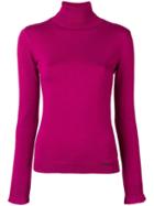 Liu Jo Turtle-neck Fitted Top - Pink