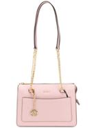 Dkny Top Zip Tote Bag - Pink & Purple