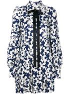 Marc Jacobs Floral Embroidered Dress - Blue
