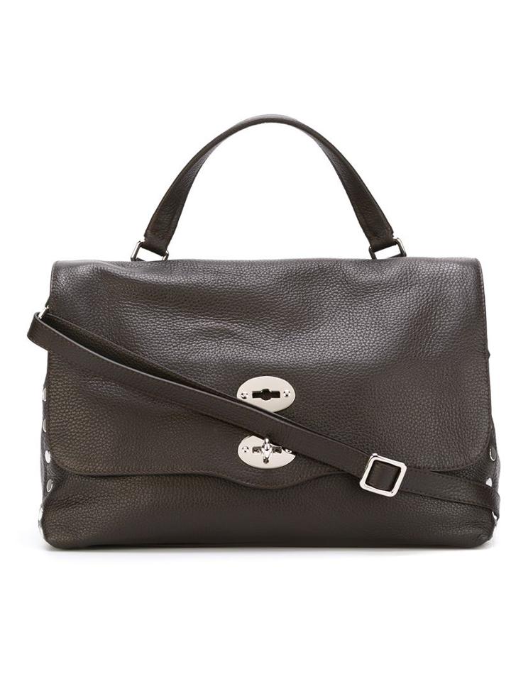 Zanellato Large 'postina' Satchel, Women's, Brown, Leather