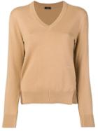 Joseph V-neck Jumper - Neutrals