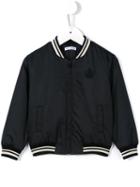 Dolce & Gabbana Kids Crown Crest Bomber Jacket, Boy's, Size: 18-24 Mth, Blue