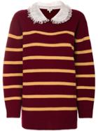 Manoush Striped Jumper - Red