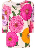 Twin-set Floral Fitted Sweater - Multicolour