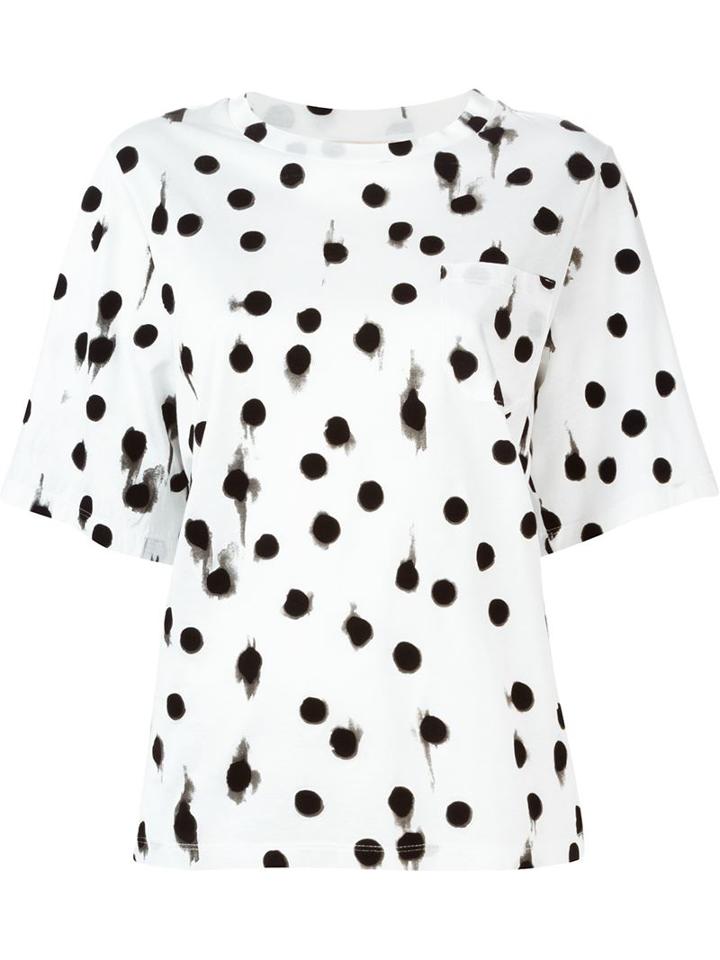 Erika Cavallini Semi Couture Painting Drips Loose Fit T-shirt
