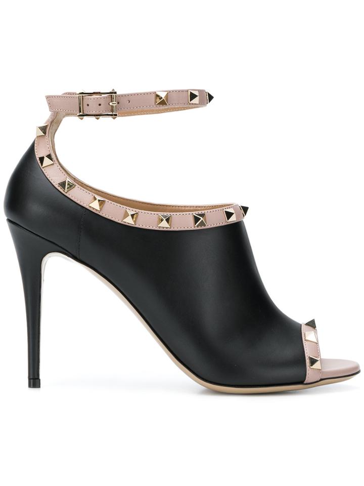 Valentino Valentino Garavani Rock Stud Sandals - Black