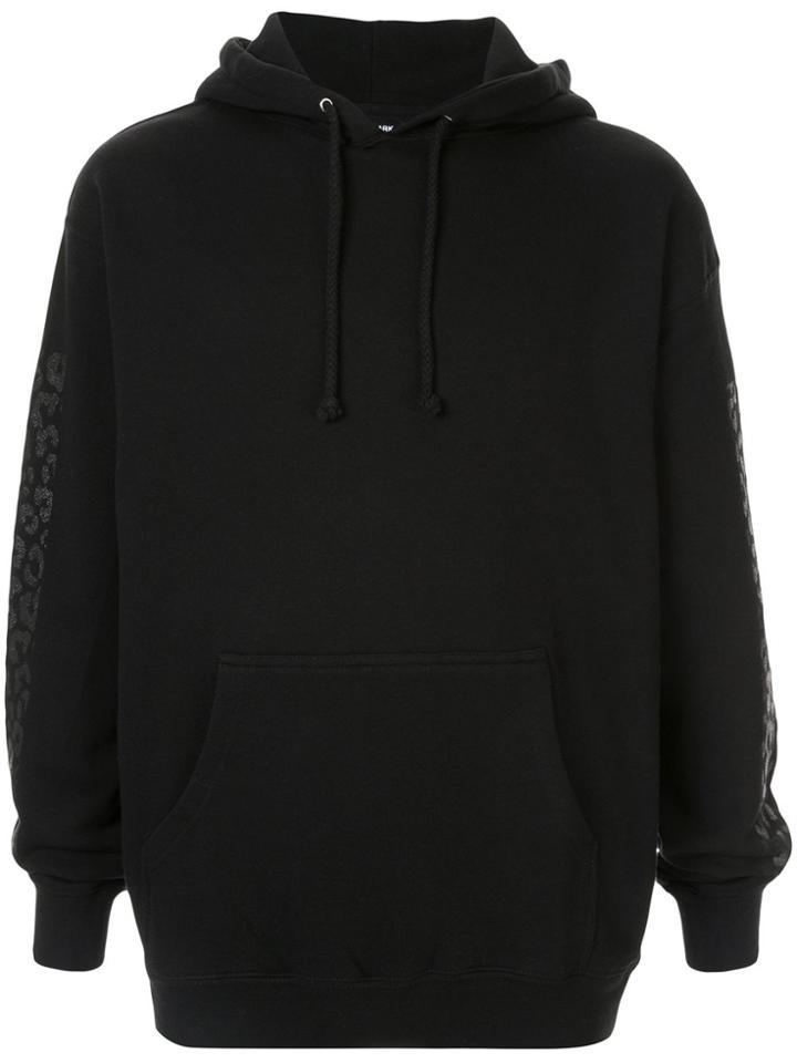 Keiser Clark Leopard Print Hoodie - Black