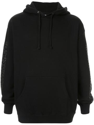 Keiser Clark Leopard Print Hoodie - Black