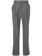 Loveless Checked Trousers - Grey