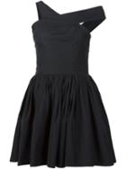 Sophie Theallet Asymmetric Shoulder Dress, Women's, Size: 4, Black, Cotton