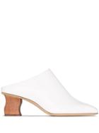 Rejina Pyo Andi 65mm Mules - White