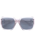 Saint Laurent Eyewear Monogram M2 Sunglasses - Nude & Neutrals