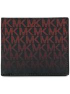 Michael Kors Collection Monogram Wallet - Black