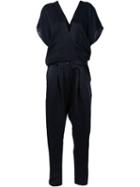 Isabel Benenato Relaxed V-neck Jumpsuit