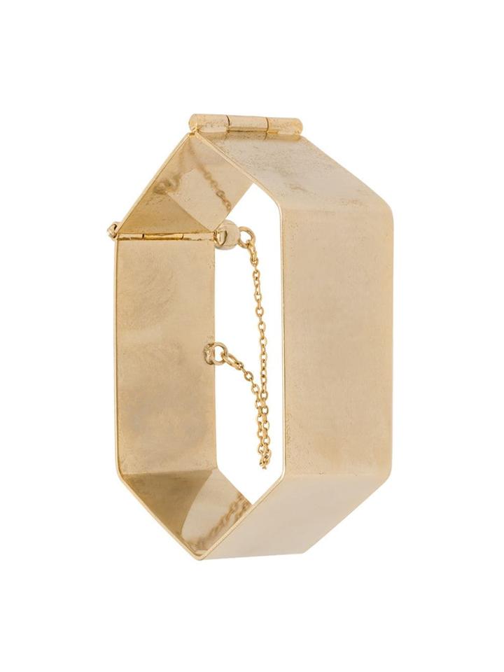 Osklen Beehive Hinge Cuff - Metallic