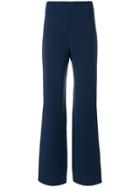 Max Mara Flared Trousers - Blue
