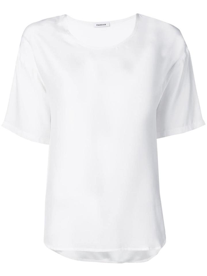 P.a.r.o.s.h. Round Neck T-shirt - White